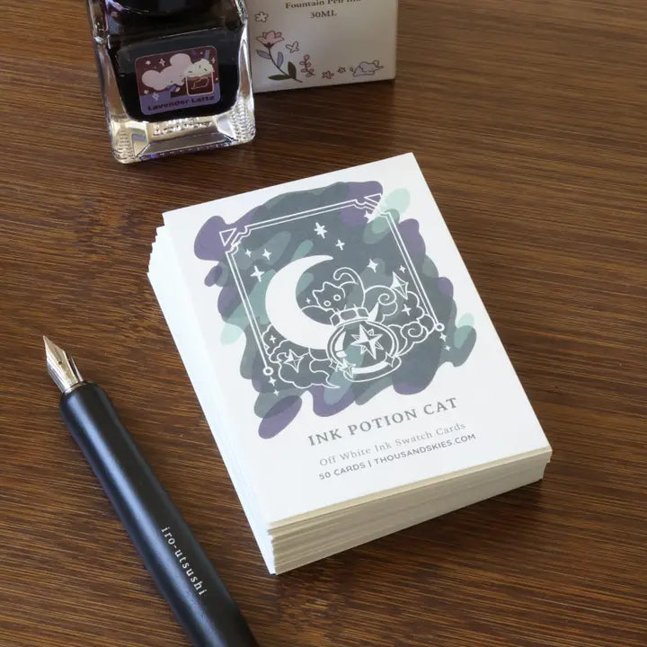 Ink Potion Cat Ink Swatch Cards