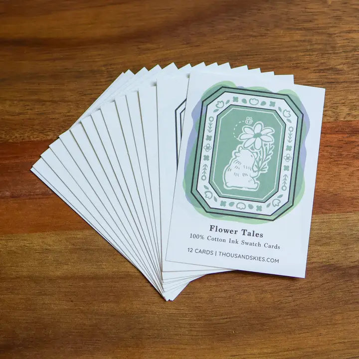 Flower Tales Ink Cards