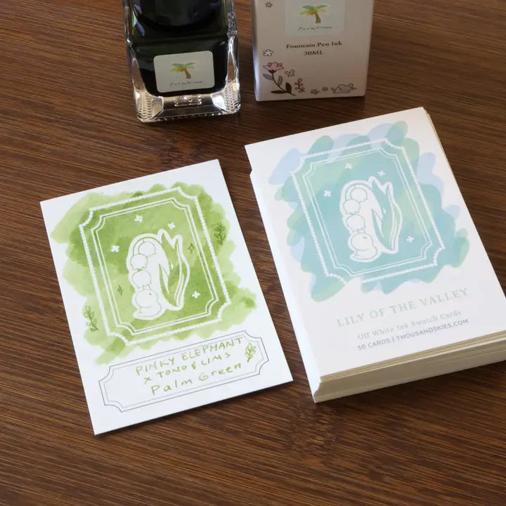 Lily of the Valley Ink Cards