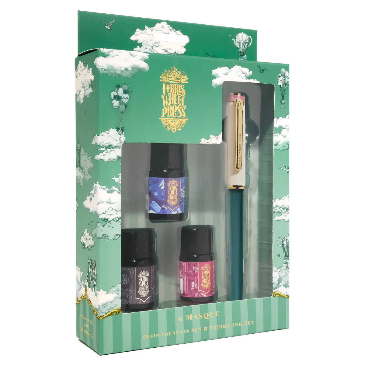 The Masque Resin Pen & Ink Set - 3 Colors