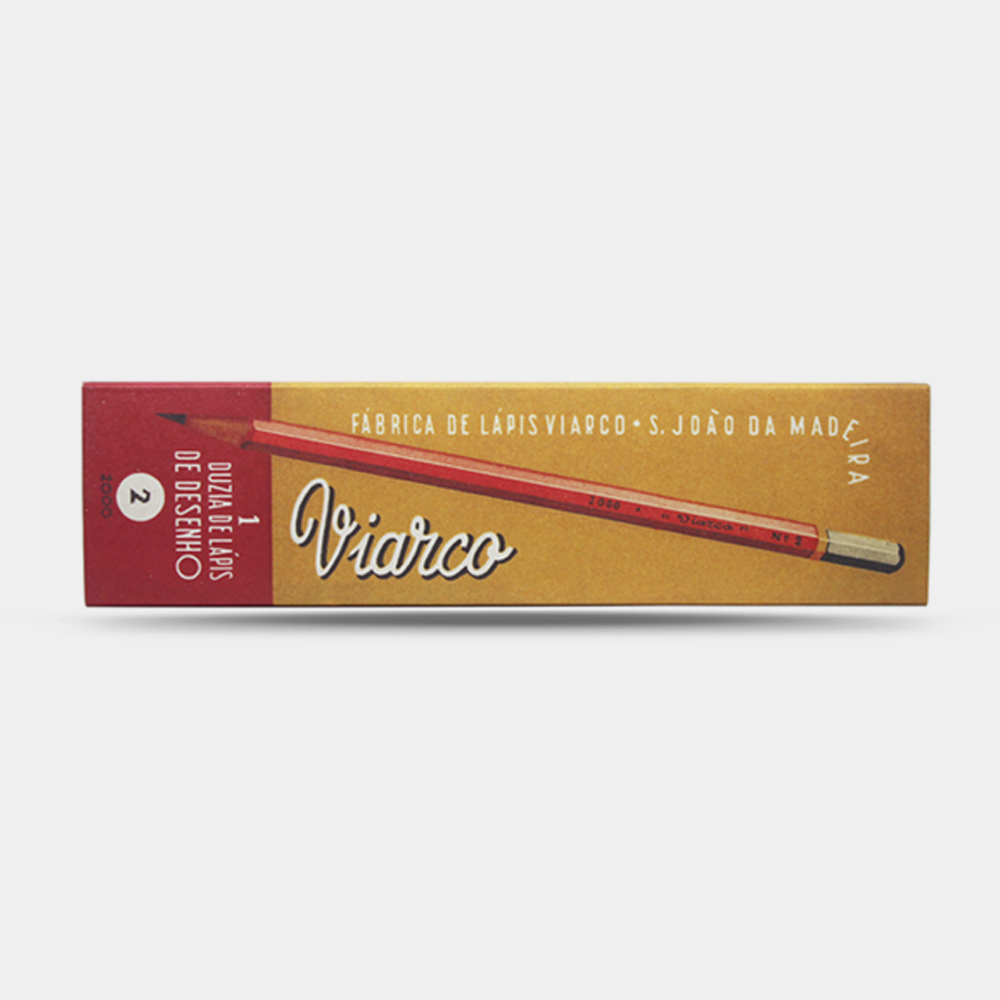Viarco 2000 Wooden Pencil - Assorted Metallic Sheen - Hexagonal