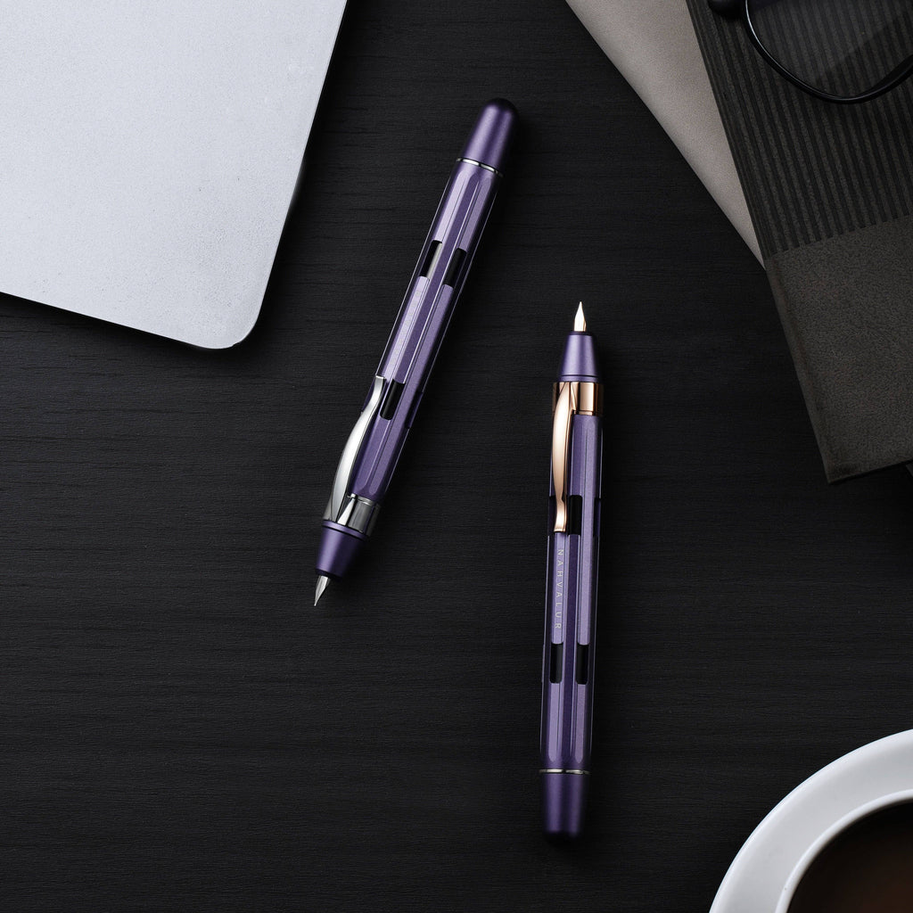Nahvalur Eclipse Hepatizon Rose Gold Fountain Pen