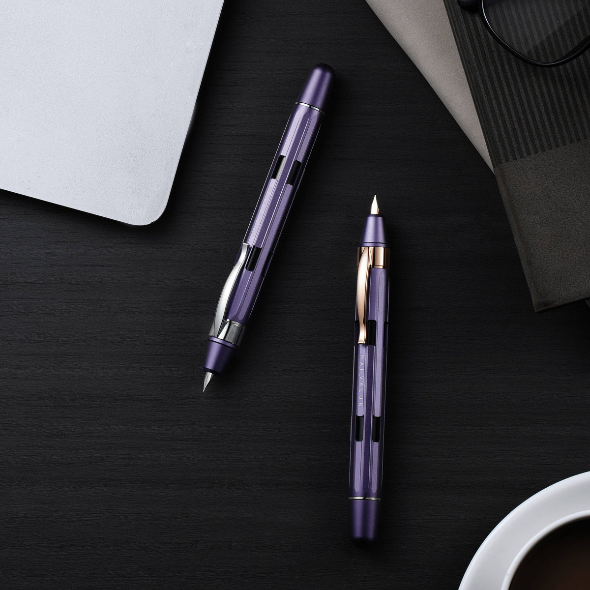 Nahvalur Eclipse Hepatizon Rose Gold Fountain Pen