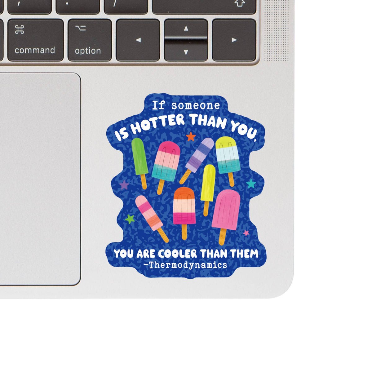 Funny Science Humor Popsicle High Quality Vinyl Sticker