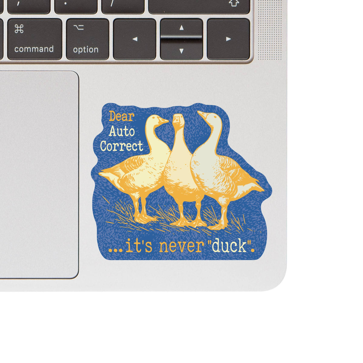 It's Never Duck Funny Swear High Quality Vinyl Sticker