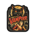 Halloween Humor Vampurr Retro High Quality Vinyl Sticker