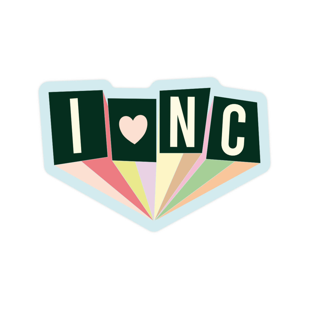 North Carolina NC Southeast State High Quality Vinyl Sticker