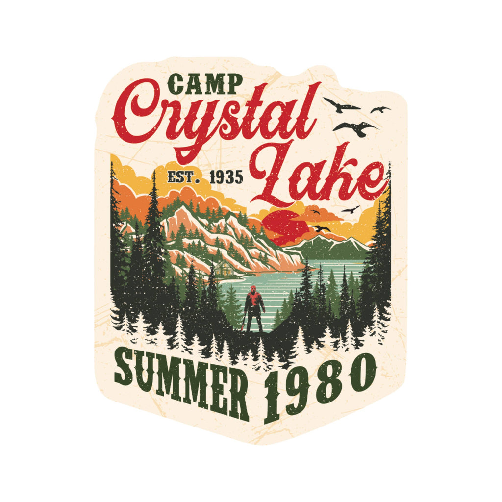 Retro Horror Movie High Quality Vinyl Sticker