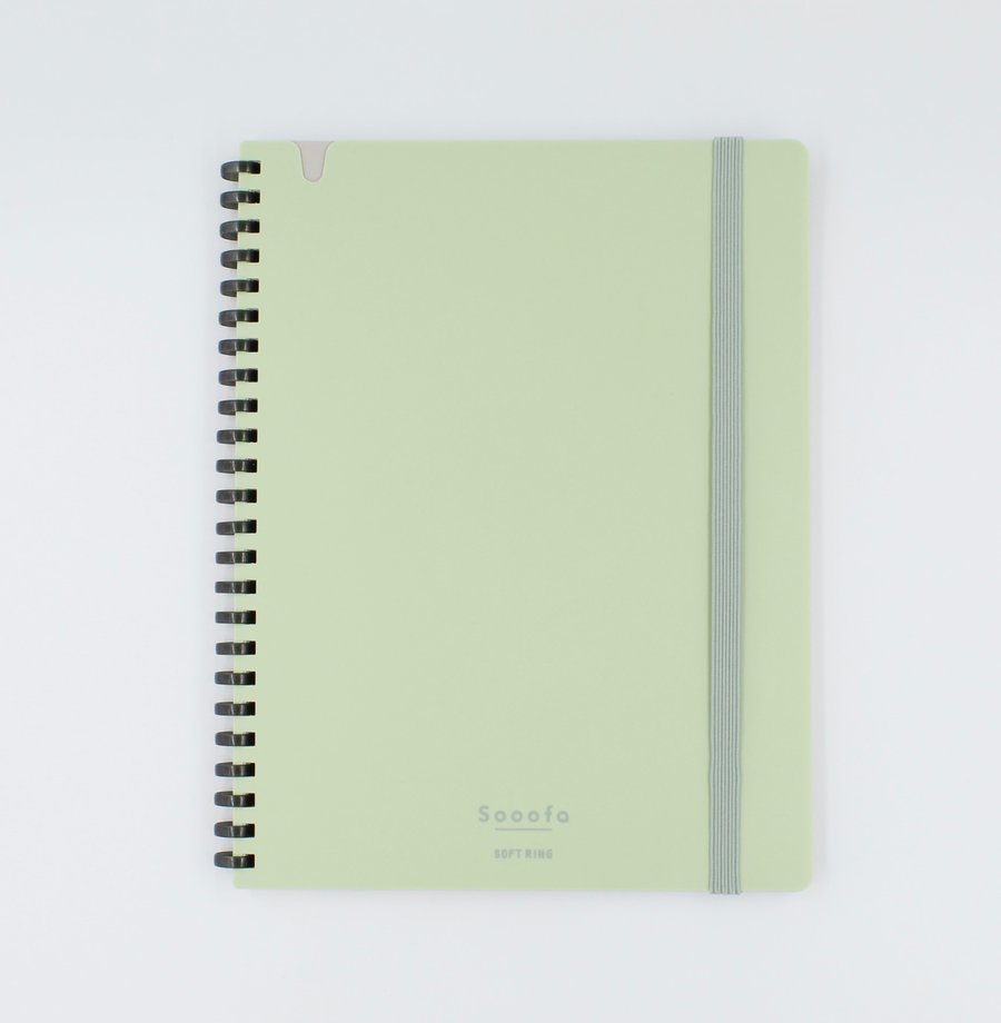 Sooofa Soft Ring Notebook - Green