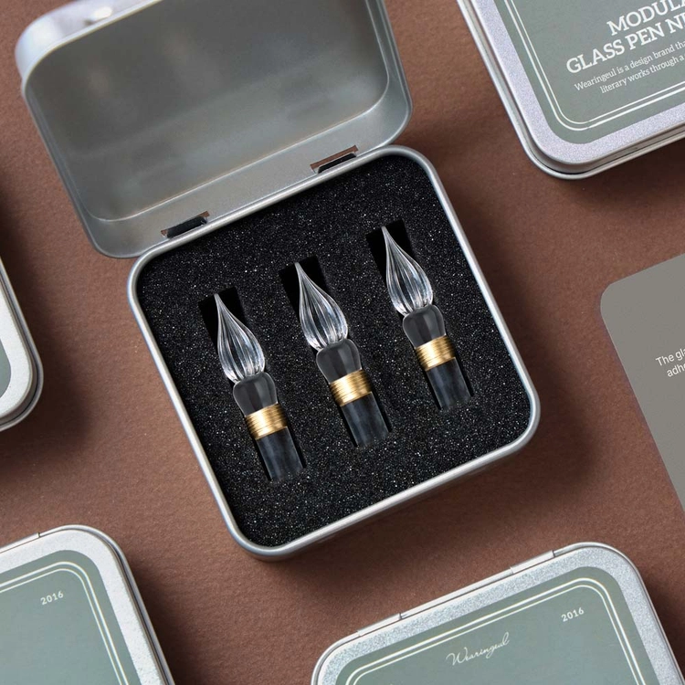 Wearinguel Modular Glass Pen Nib Refill - Set of 3