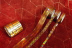 Art Deco Gold Ornament Transparent Tape Set